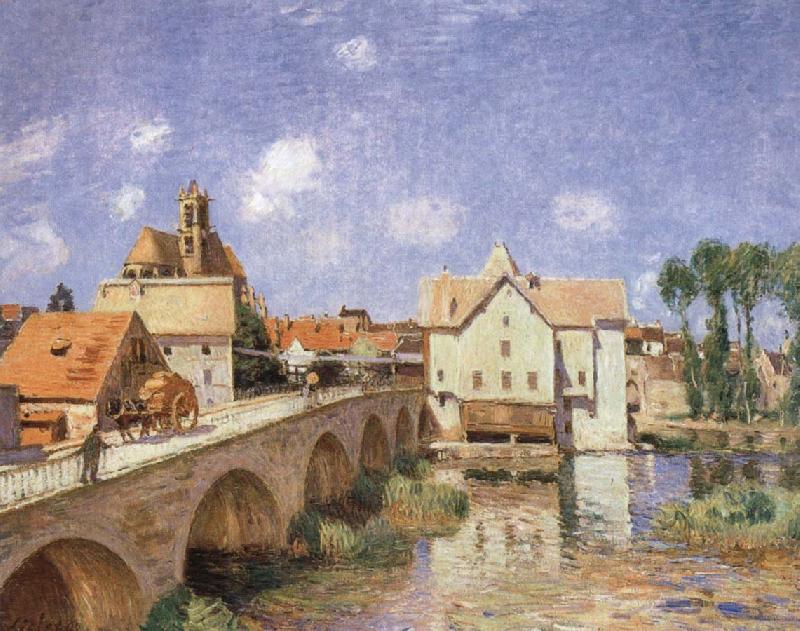 Alfred Sisley The Bridge at Moret China oil painting art